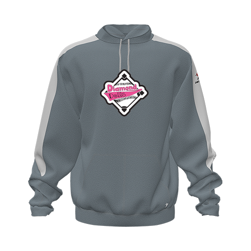 [CUS-DFW-HOOD-FLC-LSL-GRY-YXS-LOGO2] Hoodie (Youth XS, Gray, Logo 2)