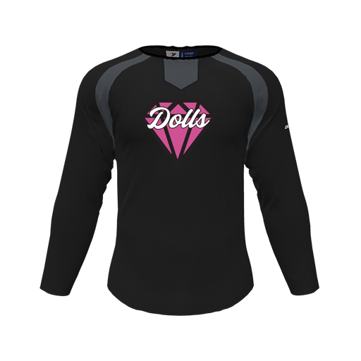 [CUS-DFW-PULL-FLC-CNK-LSL-BLK-YS-LOGO1] Pullover (Youth S, Black, Logo 1)