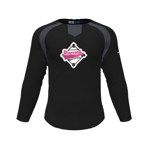 [CUS-DFW-PULL-FLC-CNK-LSL-BLK-YS-LOGO2] Pullover (Youth S, Black, Logo 2)