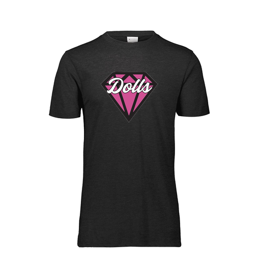 [FTSCUBBK-YS-LOGO1] Decker Youth Tri-Blend T-Shirt - Short Sleeve (Youth S, Black, Logo 1)