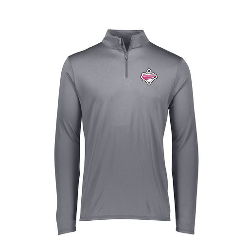 [FTLQFLGY-FAXS-LOGO2] Decker Women's Flex-Lite 1/4 Zip Shirt (Female Adult XS, Gray, Logo 2)