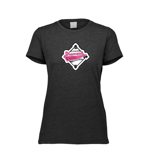 [FTSCUBBK-FAXS-LOGO2] Decker Women's Tri-Blend T-Shirt - Short Sleeve (Female Adult XS, Black, Logo 2)