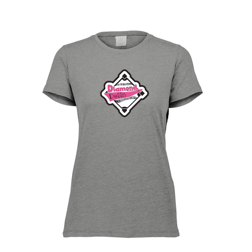 [FTSCUBGY-FAXS-LOGO2] Decker Women's Tri-Blend T-Shirt - Short Sleeve (Female Adult XS, Gray, Logo 2)