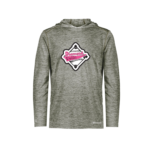 [FOLHCGGY-AS-LOGO2] Decker Men's Charge Hoodie (Adult S, Gray, Logo 2)