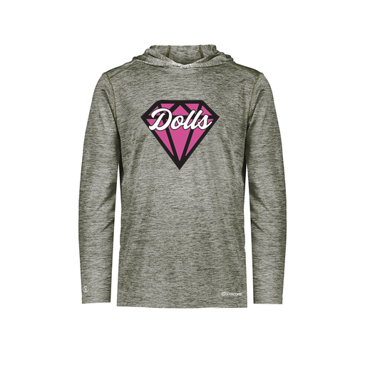 [FOLHCGGY-YS-LOGO1] Decker Youth Charge Hoodie (Youth S, Gray, Logo 1)