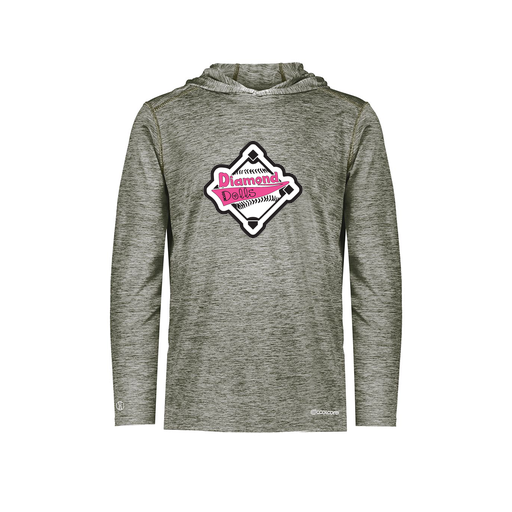 [FOLHCGGY-YS-LOGO2] Decker Youth Charge Hoodie (Youth S, Gray, Logo 2)