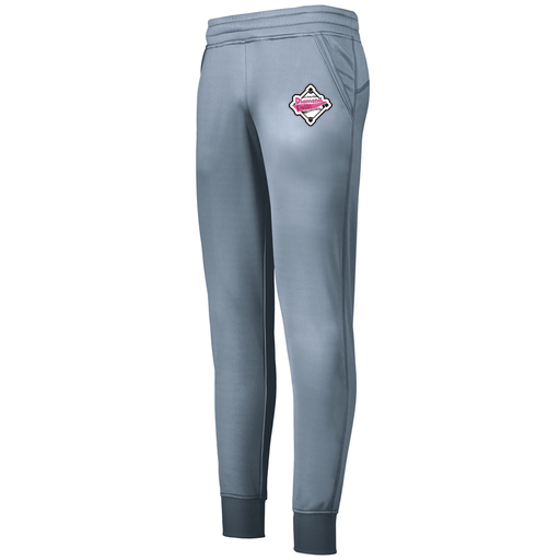 [5568.059.XS-LOGO2] Ladies Performance Jogger (Female Adult XS, Gray, Logo 2)